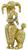 Estate Gold Poodle Pin Photo 1