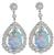 Estate Opal 3.00ct Diamond Earrings Photo 1