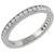 Estate Tiffany & Co 0.85ct Round Cut Diamond Eternity Wedding Band