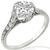 Estate GIA 1.26ct Diamond Engagement Ring