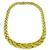 Gold Braided Chain Necklace 