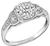 GIA 2.02ct Jubilee Cut Diamond Engagement Ring Photo 1