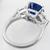 GIA 4.08ct Natural Sapphire 0.60ct Diamond Engagement Ring Photo 3