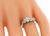 gia certified 0.52 round cut diamond vintage engagement ring 2