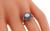 GIA Certified 0.62ct Diamond Sapphire Engagement Ring Photo 2