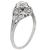 Art Deco 0.65ct Diamond Engagement Ring