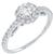 gia certified 0.69ct diamond engagement ring photo 1