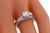 gia certified 0.69ct diamond engagement ring photo 2