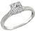 GIA Certified 0.71ct Diamond Engagement Ring Photo 1