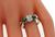GIA Certified 0.90ct Diamond Emerald Engagement Ring Photo 2