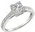 GIA Certified 0.91ct Diamond Engagement Ring Photo 1