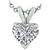 GIA Certified 1.00ct Diamond Heart Pendant Photo 1