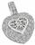 GIA Certified 1.06ct Diamond Heart Pendant Photo 1