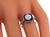 Round Brilliant Cut Diamond Sapphire Engagement Ring