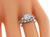 Vintage Old Mine Cut Diamond Platinum Engagement Ring