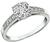 GIA Certified 1.17ct Diamond Engagement Ring Photo 1