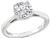 GIA Certified 1.18ct Diamond Engagement Ring