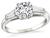 GIA Certified 1.23ct Diamond Engagement Ring