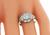 Vintage Old European Cut Diamond Platinum Engagement Ring