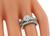 GIA 1.57ct Diamond Engagement Ring and Wedding Band Set Photo 2