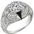 GIA Certified 1.89ct Diamond Onyx Engagement Ring Photo 1