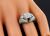 GIA Certified 1.89ct Diamond Onyx Engagement Ring Photo 2