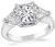 GIA Certified 2.01ct Diamond Engagement Ring