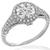 GIA 1.14ct Diamond Platinum Engagement Ring