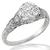 GIA 1.22ct Diamond Platinum Engagement Ring