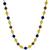 Gold Enamel Ball Bead Necklace