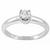 diamond solitaire 18k white gold engagement ring 3