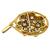 Diamond Enamel 14k Yellow Gold  Pin/ Pendant