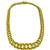2 Tone Gold Double Chain Link Necklace 