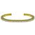 Diamond 18k Yellow Gold Cuff Bangle