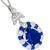 GIA 5.08ct Sapphire 1.50ct Diamond Gold Pendant | Israel Rose