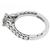Estate Tacori GIA Certified 1.04ct Round Brilliant Diamond 18k White Gold Engagement Ring
