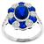 sapphire diamond 18k white gold ring 3