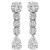 2.86ct And 2.57ct Diamond Gold Day And Night Earrings