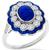 Estate 1.32ct Sapphire 0.88ct Diamond Gold Ring | Israel Rose