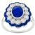 Estate 1.32ct Sapphire 0.88ct Diamond Gold Ring | Israel Rose