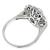 Sapphire Diamond 18k White Gold Ring 