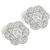 0.90ct Diamonds Gold Floral Earrings