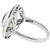 Sapphire Diamond 18k White Gold Ring