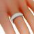 Estate 3.41ct Baguette Brilliant Diamond Eternity 18k White Gold Wedding Band