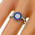 GIA 0.58ct Diamond Sapphire Engagement Ring  | Israel Rose