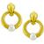 Cartier Pearl Gold Knockler Earrings