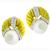 Estate 1.00ct Round Brilliant Diamond 16.5mm Mabe Pearl 18k Yellow Gold Earrings