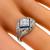 Art Deco 0.59ct Diamond Sapphire Ring