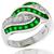 1.27ct Emerald 0.34ct Diamond Platinum Ring