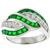 1.27ct Emerald 0.34ct Diamond Platinum Ring | Israel Rose